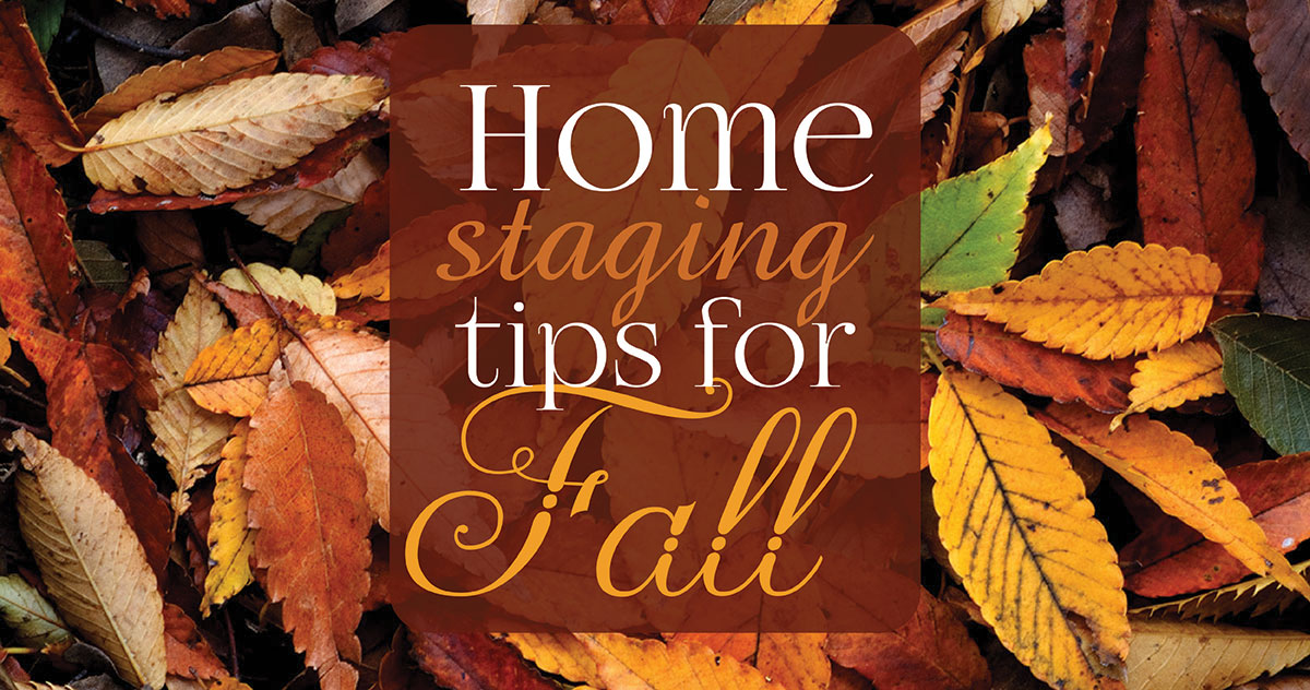 home staging tips for fall